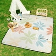 thumbnail image 6 of Colorful Floral Bohemia Picnic Blanket Waterproof Outdoor Beach Blanket Hand-held Pad Suitable for Travel, Camping, Beach, Family Gatherings, 6 of 7