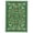 Green, variant on FairOnly Modern Dynamic Rainforest 2'x6'Runner Rug Machine Washable Non Slip Ultra Thin Carpet for Kitchen Bathroom,Black