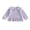 Purple, variant on RUINIXCW Toddler Baby Girl Long Sleeve Shirt Waffled Striped Tops Little Girl Spring Fall Winter Clothes Peter Pan Doll Collar Ruffle Hem Button Shirt
