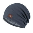 thumbnail image 2 of Zhaomeidaxi Mens Winter Warm Knitting Hats Plain Skull Beanie Cuff Toboggan Knit Cap, 2 of 8
