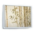 thumbnail image 2 of Designart "Serenity In Beige Minimalism With Bamboo I" Bamboo Floater Framed Wall Art Living Room, 2 of 5