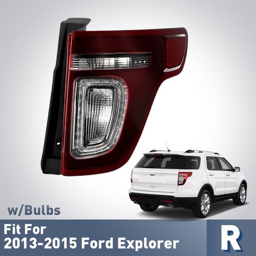 LED Tail Light For 2013-2015 Ford Explorer Sport Package w/Bulbs Passenger Side