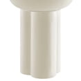 thumbnail image 6 of Caspian Round Concrete Side Table in White, 6 of 10