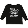 thumbnail image 3 of Inktastic My Best Friend is My Grammy with Hearts Boys or Girls Long Sleeve Toddler T-Shirt, 3 of 5