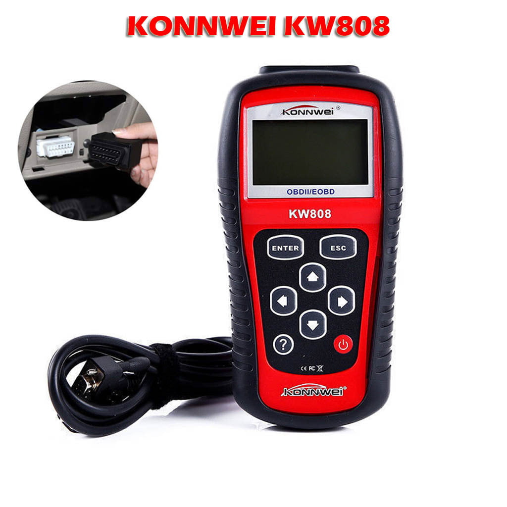 Konnwei KW808 OBD2 OBDII EOBD Scanner Car Fault Code Reader Tester Diagnostic 