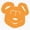 1pcs, variant on Classic Soft Baked Twisted Bavarian Pretzel Cartoon Mouse Ears Shaped Decal For Kids Bottle Sticker