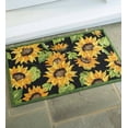 thumbnail image 2 of Plow & Hearth Sunflower Indoor/Outdoor Accent Rug, 2 of 2