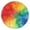 Colorful Tie Dye-1, variant on Pastel Wave Star Pattern Round Fitted Tablecloth with Elastic Edge,Dining Table Cover Waterproof,Outdoor Round Tablecloth for Camping,Dining,Indoor and Outdoor