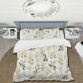 thumbnail image 2 of Designart "Ferns With Delicate Grace II" Beige Plants Bedding Covert Set - Bohemian & Eclectic Bed Set With 2 Shams, 2 of 5