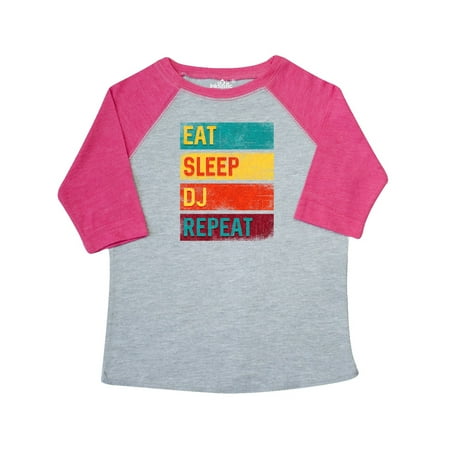 

Inktastic DJ Eat Sleep DJ Repeat Music Gift Toddler Boy or Toddler Girl T-Shirt