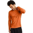 thumbnail image 1 of Hanes Mens Sport FreshIQ Cool DRI Long Sleeve Tee 2-Pack, S, Safety Orange, 1 of 1