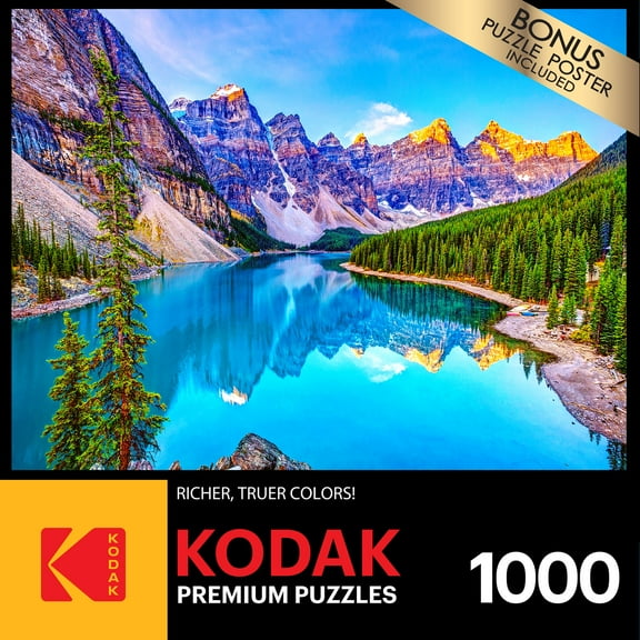 Cra-Z-Art Kodak 1000-Piece Moraine Lake, Banff, Canada Adult Jigsaw Puzzle