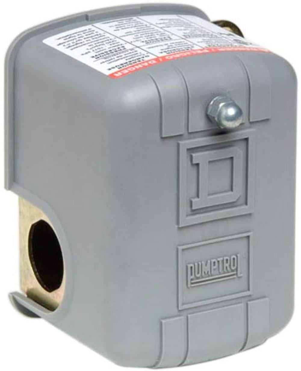 Water Pump Pressure Switch Square D 40/60 PSI Low Pressure Cut-Off Pump Control 