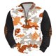thumbnail image 2 of Blusas y camisas de manga larga con cuello redondo para hombre, sudadera con capucha de cuello redondo con cremallera y estampado, sudaderas de manga larga, blusa de poliéster para hombre, 2 of 4