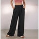 thumbnail image 4 of Pantalones de Traje Anchos para Mujer, Holgados, de Cintura Alta Elástica, Informales, Largos, Negros, Talla XXL, 4 of 7