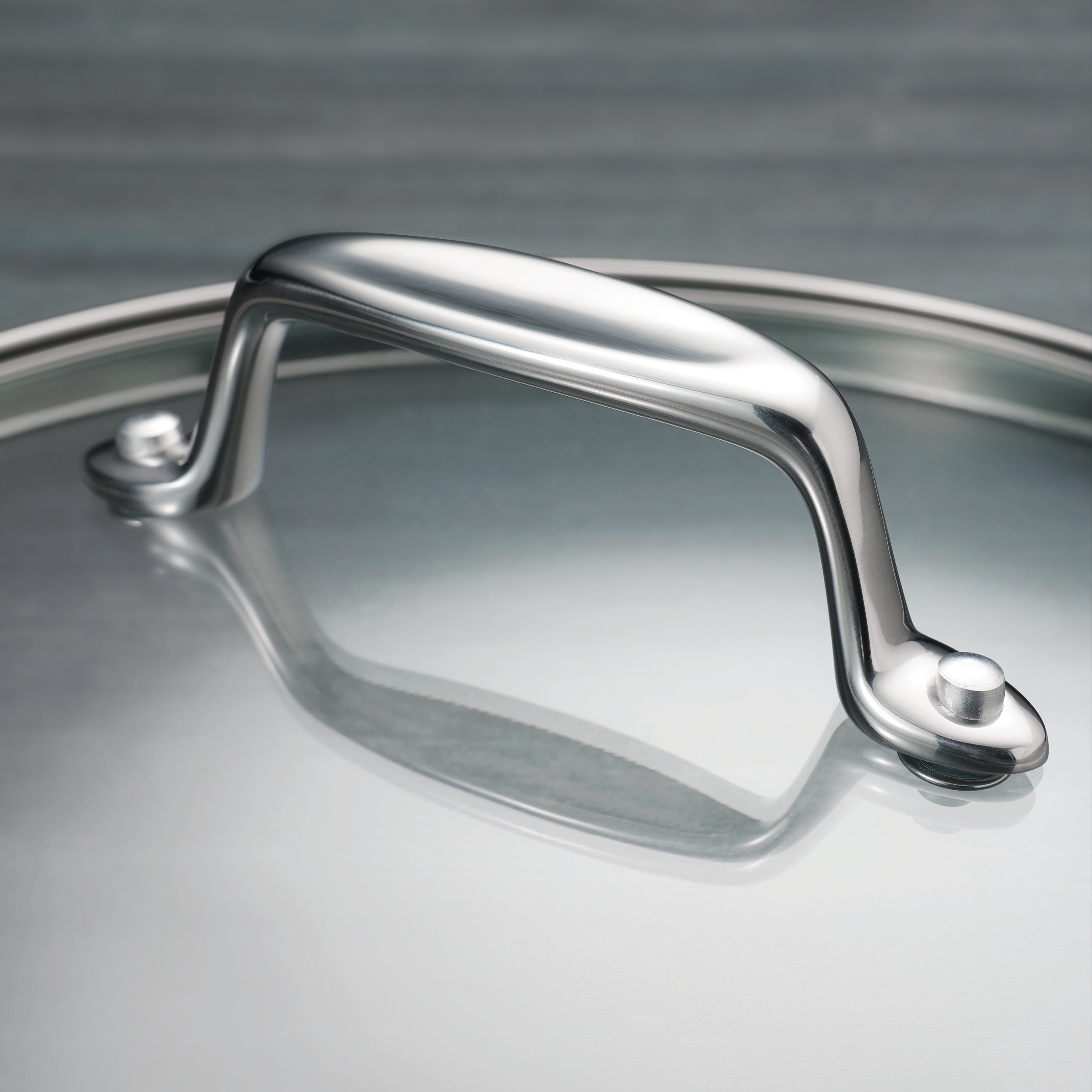 Tri-Ply Clad 4 Qt Covered Stainless Steel Sauce Pan