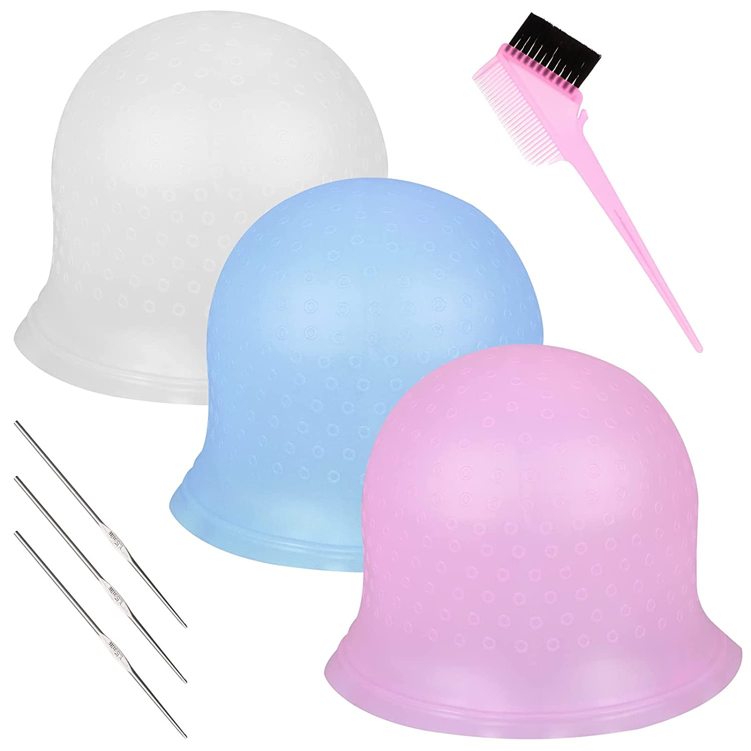 2Z 1X Reusable Hair Coloring Dye Cap Silicone Highlight Cap Hair