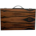 thumbnail image 4 of WE Games Executive Black Zebra Wood Backgammon Set -15 in., 4 of 8