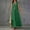 Green, variant on QUNYINEY White Dresses for Women Plus Size A Line Sleeveless Summer Long Sundress Loose Fit Casual V-Neck with Slit Dresses