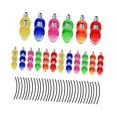 thumbnail image 4 of Calcomanías reflectantes navideñas para automóviles, prácticas pegatinas decorativas para la carrocería del automóvil 48 bombillas 32 líneas, 4 of 8
