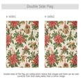 thumbnail image 4 of Yayeee Garden Flag 28"x40" Double Sided Outdoor Yard Lawn Holiday Decorations, Retro Christmas Holly, 4 of 6