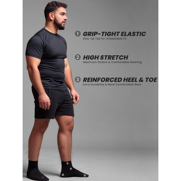 Layer 8 Men's Cushioned Quarter Socks 15-Pack photo 3
