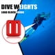 thumbnail image 5 of Pesas de Buceo para Cinturón de Pesas de Buceo Pesas de Buceo Recubiertas de Plomo Pesas de Buceo Recubiertas, Pesas de Cinturón de Buceo 1000 G Rojo, 5 of 8