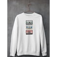 thumbnail image 3 of Mix Tape Vii Sweatshirt Men -June Erica Vess Designs, Male x-Large, 3 of 4