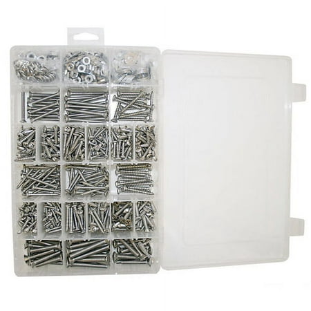 SeaSense 800 Piece Stainless Steel Deluxe Screw/Fastener Kit