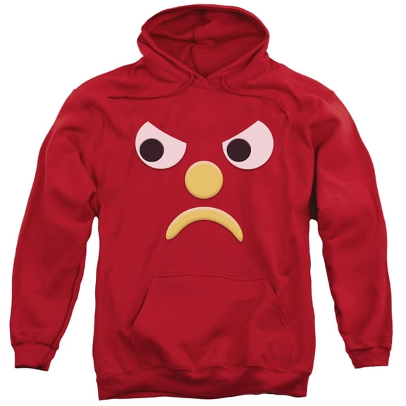 Gumby Blockhead G Adult Pullover Hoodie Sweatshirt Red