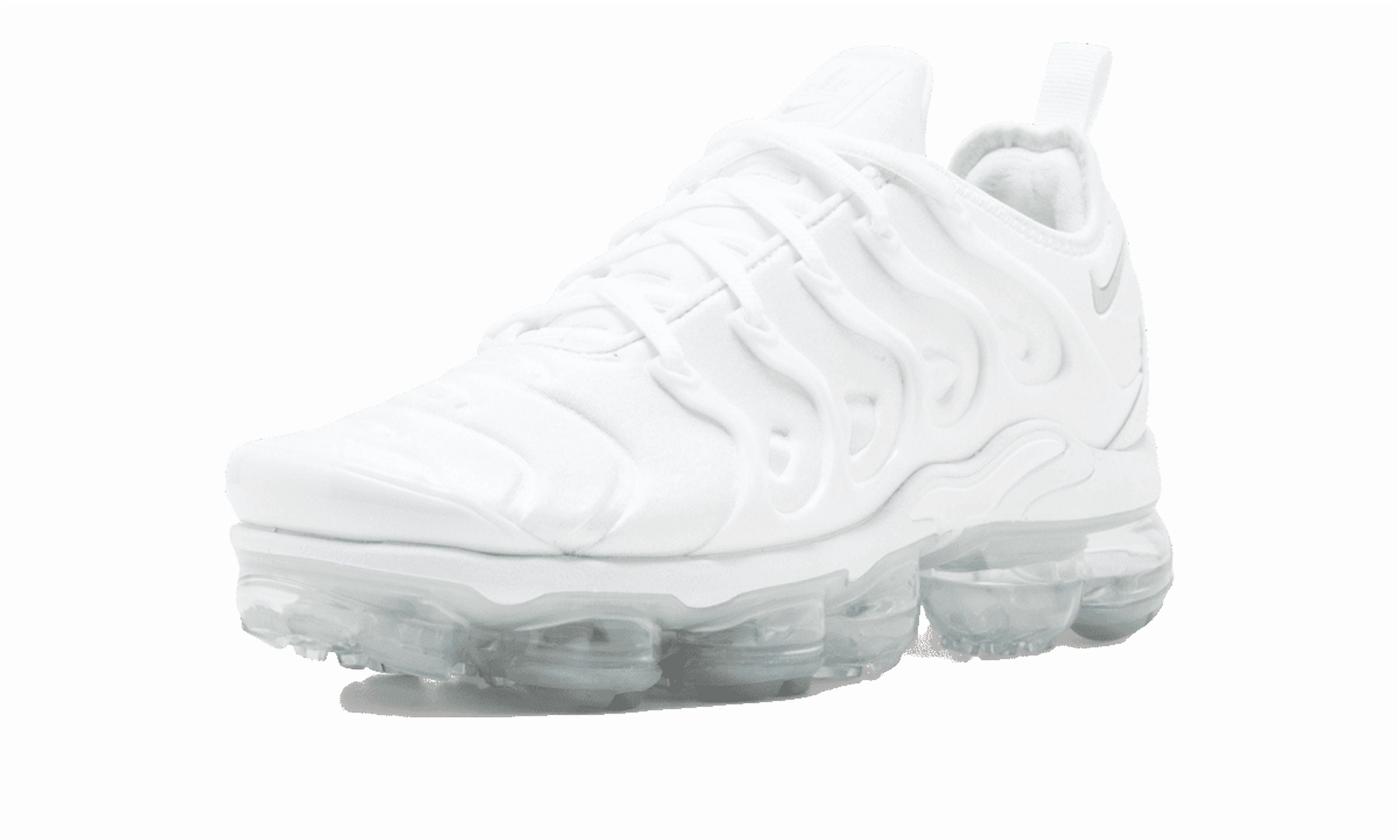 NIKE MENS Air Vapormax Plus "Triple White" 924453 100 from Stadium Goods