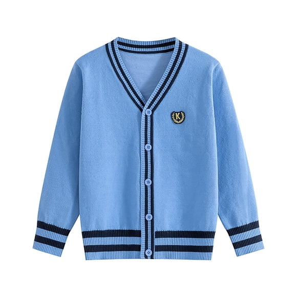 Jackets for Kids Preppy Girls Long Sleeve Bolero Cardigan Sweater Kids Cute Button Knit Shrug Cropped Sweaters Tops