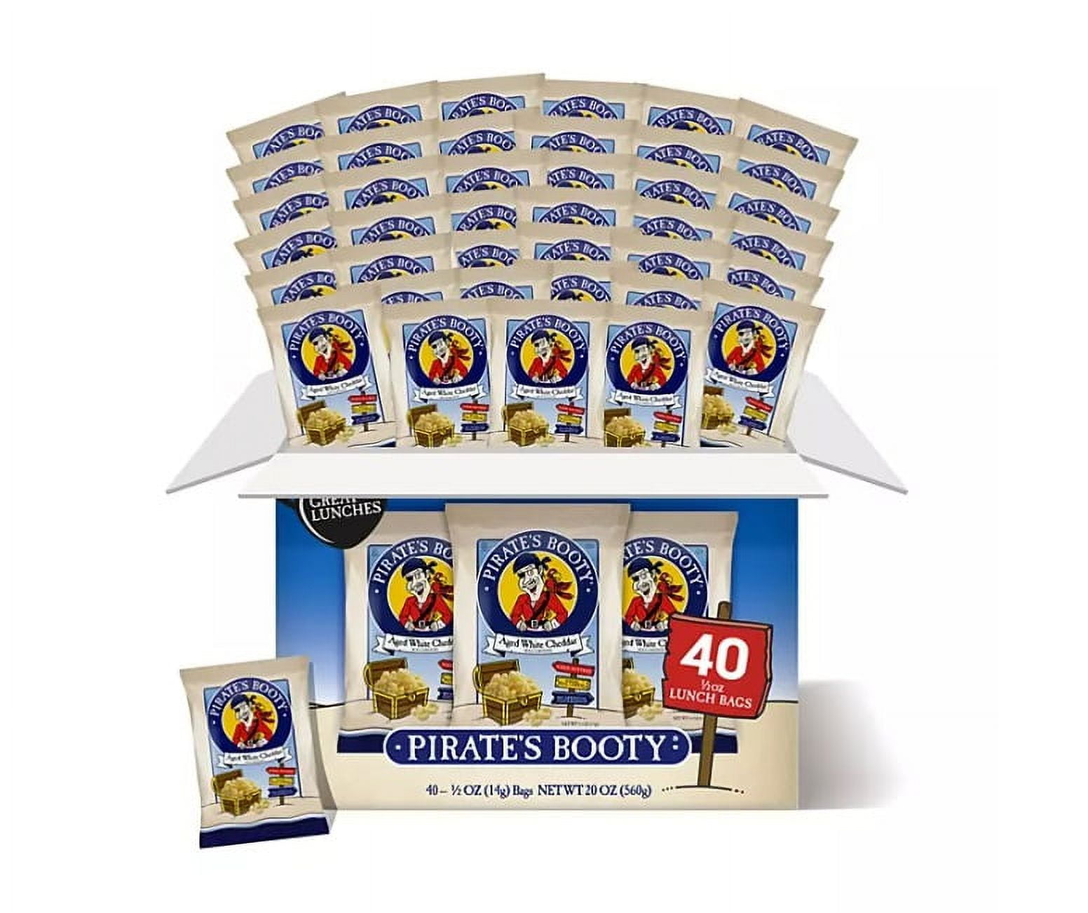 Pirate's Booty Aged White Cheddar Puffs (0.5 oz., 40 pk.)