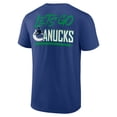thumbnail image 3 of Men's Royal Vancouver Canucks Bring It T-Shirt, 3 of 3