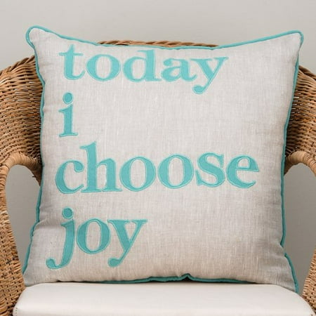 Glory Haus Today I Choose Joy Cotton Throw Pillow Walmart Com