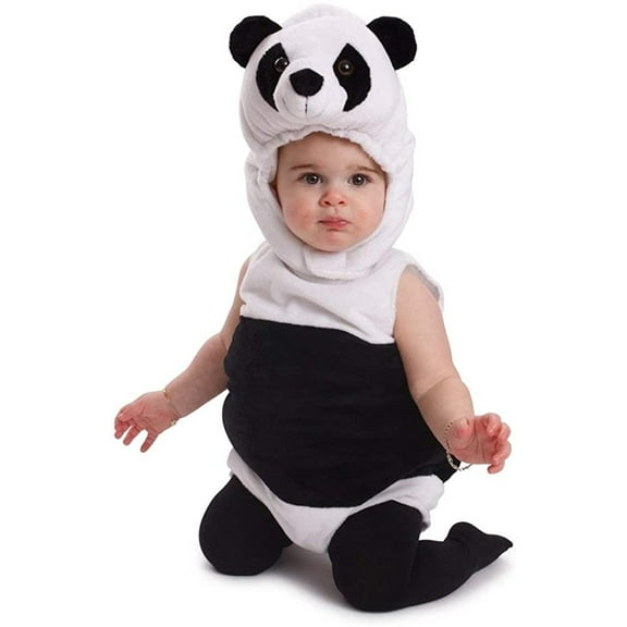Dress Up America Baby Panda Costume - Animal Romper for Infants - Adorable First Halloween Costume for Babies