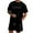 Black, variant on Mens 2025 Summer 2 Piece Outfits Matching Shirt and Shorts Set Hawaiian Matching Set Comfy and Soft Vacation Pajamas Set (Beige,L)