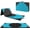 Blue/Black, variant on SolaceHue 4'x10'x 2" Gymnastics Mat, 4-Panel Folding Aerobics Exercise Mat w/Hook & Loop Fastener, Carrying Handle, Portable Tumbling Mat for Stretching Yoga Cheerleading Martial Arts
