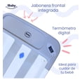 thumbnail image 4 of Bañera Tina Plegable Para Bebés Con Base Ibaby Fontana Gris Gris Fontana, 4 of 8