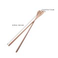 thumbnail image 2 of Mobutofu 2Pcs Stainless Steel Reptile Spoon with Bite Resistant Design for Precise Feeding and Fruit Mixing, 2 of 8