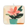 thumbnail image 2 of Oil Painting Red Flower Dish Drying Mat for Kitchen, Quick Drying Absorbent Soft Durable 18 x 24", 2 of 10