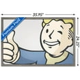 thumbnail image 3 of Fallout - Vault Boy - Thumbs Up Close-Up Wall Poster, 22.375" x 34" Framed, 3 of 5
