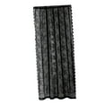 thumbnail image 3 of Cortinas de red florales de encaje negro Macarena 100cmx200cm, 3 of 8