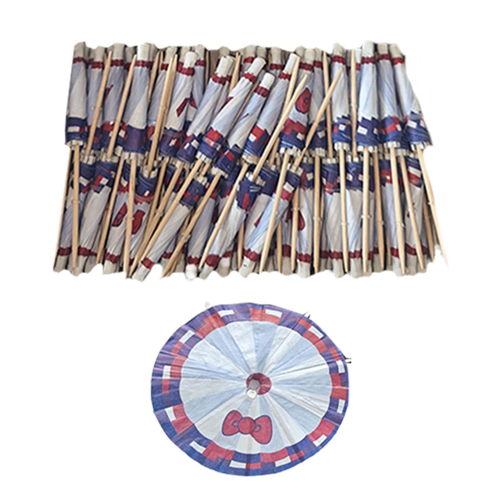 144 Pcs Cocktail Umbrellas For Drink And Food, Decorative Toothpicks For Party, Hotel, Restaurant, Tiki Bar, Hawaiian Party