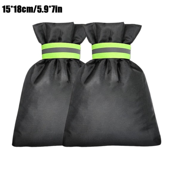 Outdoor Antifreeze Cover with Reflective Strips, Waterproof Insulated Spigot Cover, Reusable Hose Bib Covers, Winter Pipe Insulation Protector for Outside Garden Wall Taps