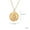 Gold, variant on Saint Christopher Medal Pendant Necklace Catholic Protection Jewelry Gift