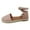 A-Pink97, variant on Women's Sandals Square Closed Toe Espadrille Flats Sole Sandals Lace Up Tie Ankle Strap Casual Outdoor Summer Shoes