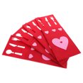 thumbnail image 1 of unbranded 4Ud Funda De Tela Para Cubiertos Con Corazón Ideal Para Bodas Y Cena Romántica, 1 of 6