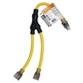 thumbnail image 3 of Prime - Power splitter - NEMA 5-20 (R) to NEMA 5-20 (P) - 61 cm - yellow, 3 of 4