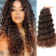 thumbnail image 1 of Extensiones de cabello trenzado de ganchillo sintético, 6 paquetes (20 pulgadas (paquete de 6) T30), 1 of 1